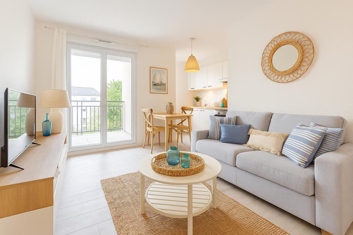 Vente T2 de 39 m², avec loggia, Lannion centre (22300)