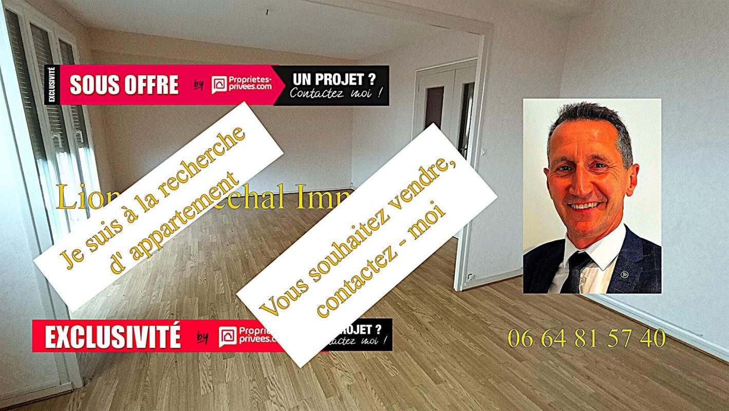 Appartement 4 pièces de 65 m2 sans vis - à - vis + garage quartier Maillets à Le Mans
