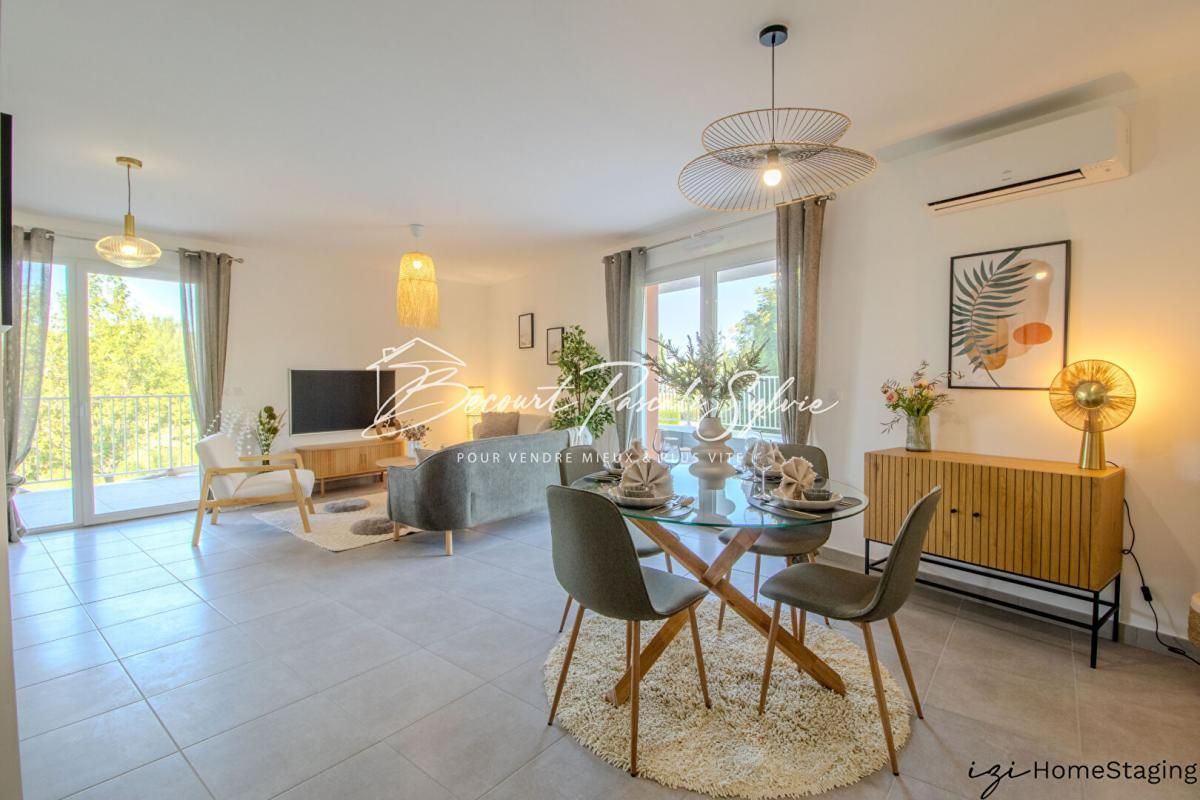 BAISSE DE PRIX. T3- 74,71 m² Idéalement situé: 265 000 avec 2 terrasses et jardin , double garage. Très Grand confort MONTEUX (84170)