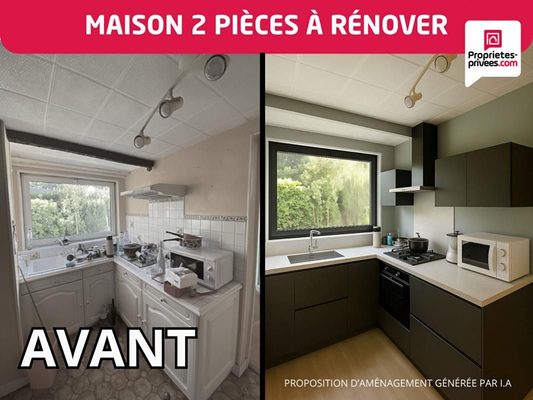 ABBEVILLE Maison 2 pièces de plain pied, Abbeville centre 2