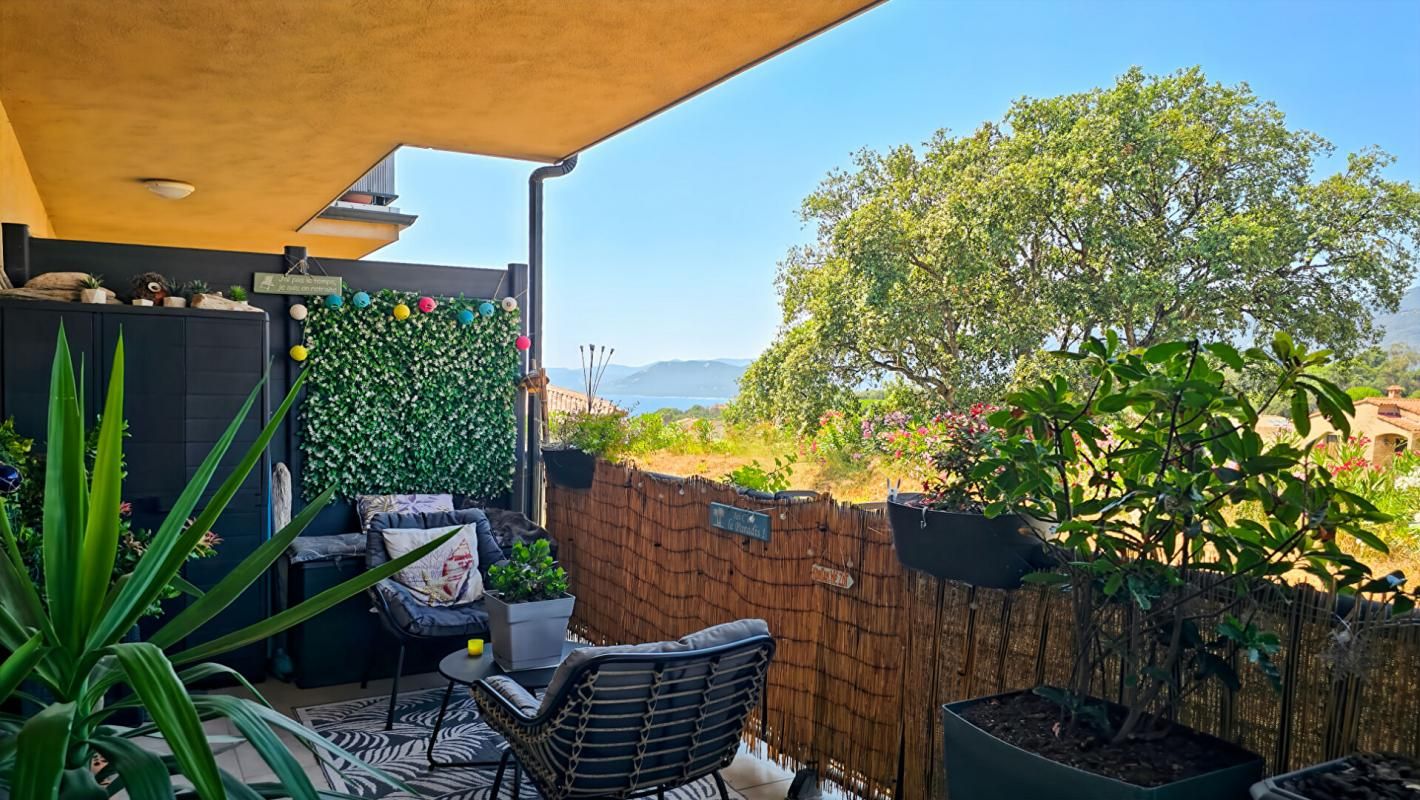 Propriano, Appartement 3 pièce(s) 59.24 m2 avec terrasse 34,6 m2 et parking en sous sol
