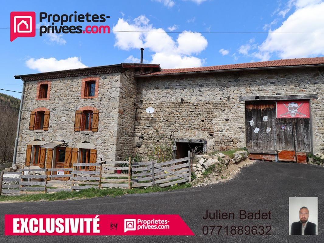 Maison Saint Pierre La Bourlhonne 9 pièce(s) 154 m2 et Terrain +/-2ha800