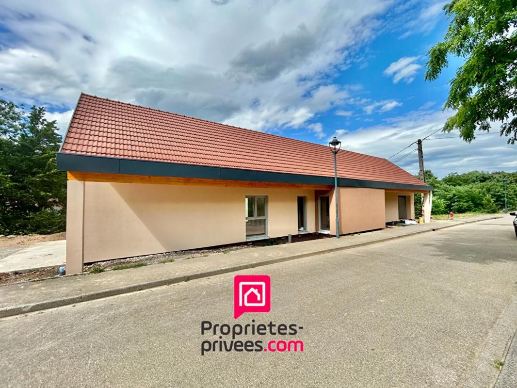 Maison neuve plain-pied -114 m² - Terrain 549 m² - Barr (67140)