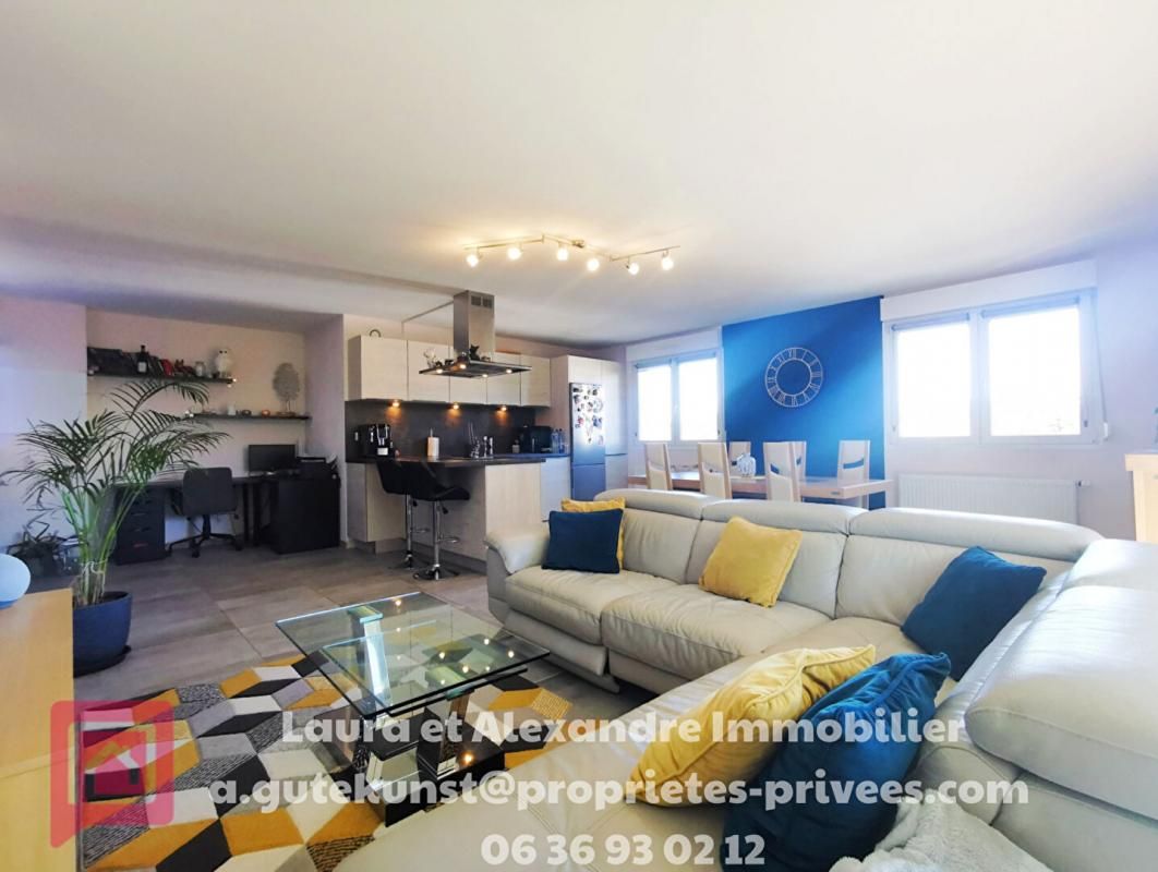 Vente Appartement F3 de 99 m2 + garage + cave + 2 parkings
