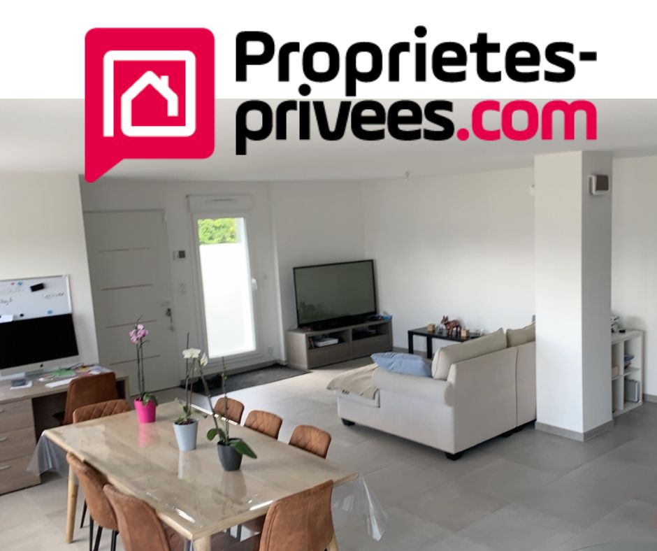 HERIN À louer: Plain-pied 135 m² , PMR, 3 chambres + bureau, Jardin sans vis-à-vis, Terrasse, Stationnement 2