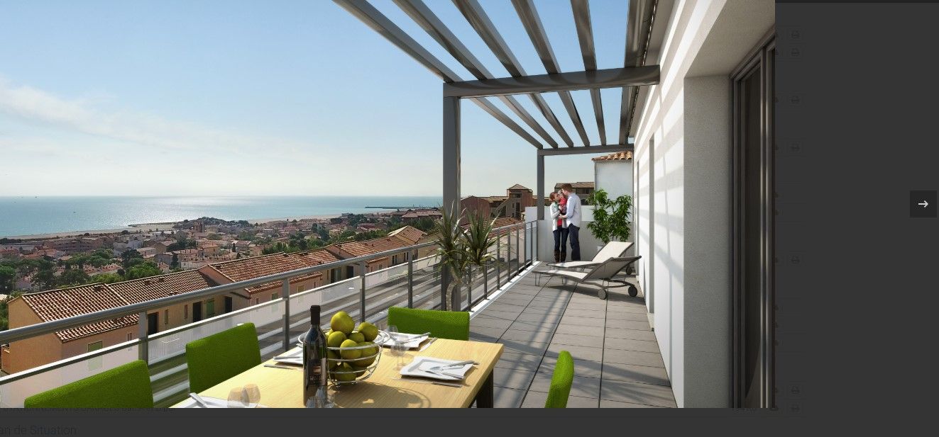 FLEURY T2 RDC avec terrasse et parking Saint Pierre la Mer 1