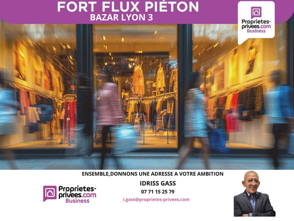 LYON-3E-ARRONDISSEMENT 69003 LYON - CESSION DE BAIL , LOCAL COMMERCIAL 100 M² 2
