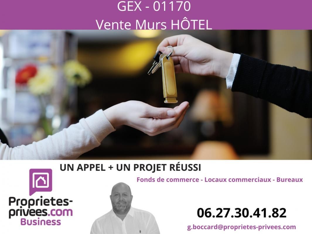 01170 GEX - MURS COMMERCIAUX  1.400 m² - 40 Chambres + 30 Parkings