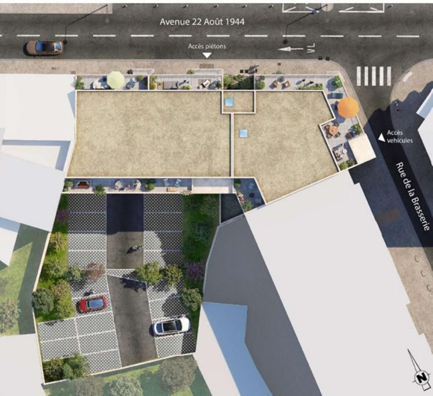 BEZIERS Un cadre de vie exceptionnel au coeur de la ville ? T3 lumineux avec terrasse et parking 4