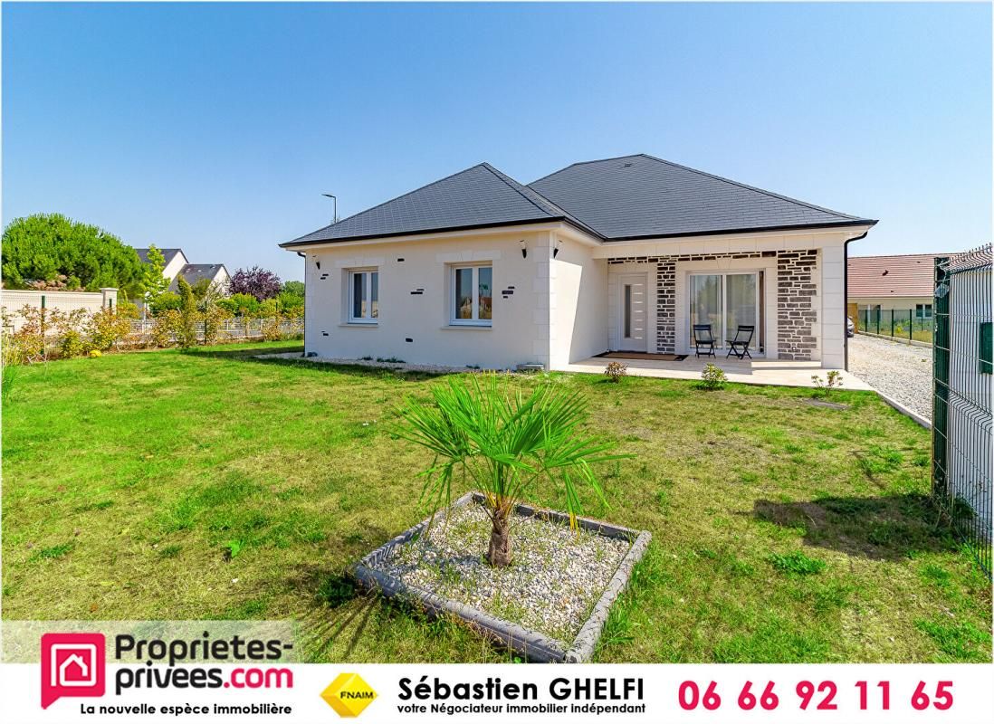 maison de plain-pied avec 3 chambres-cellier-garage-terrasses