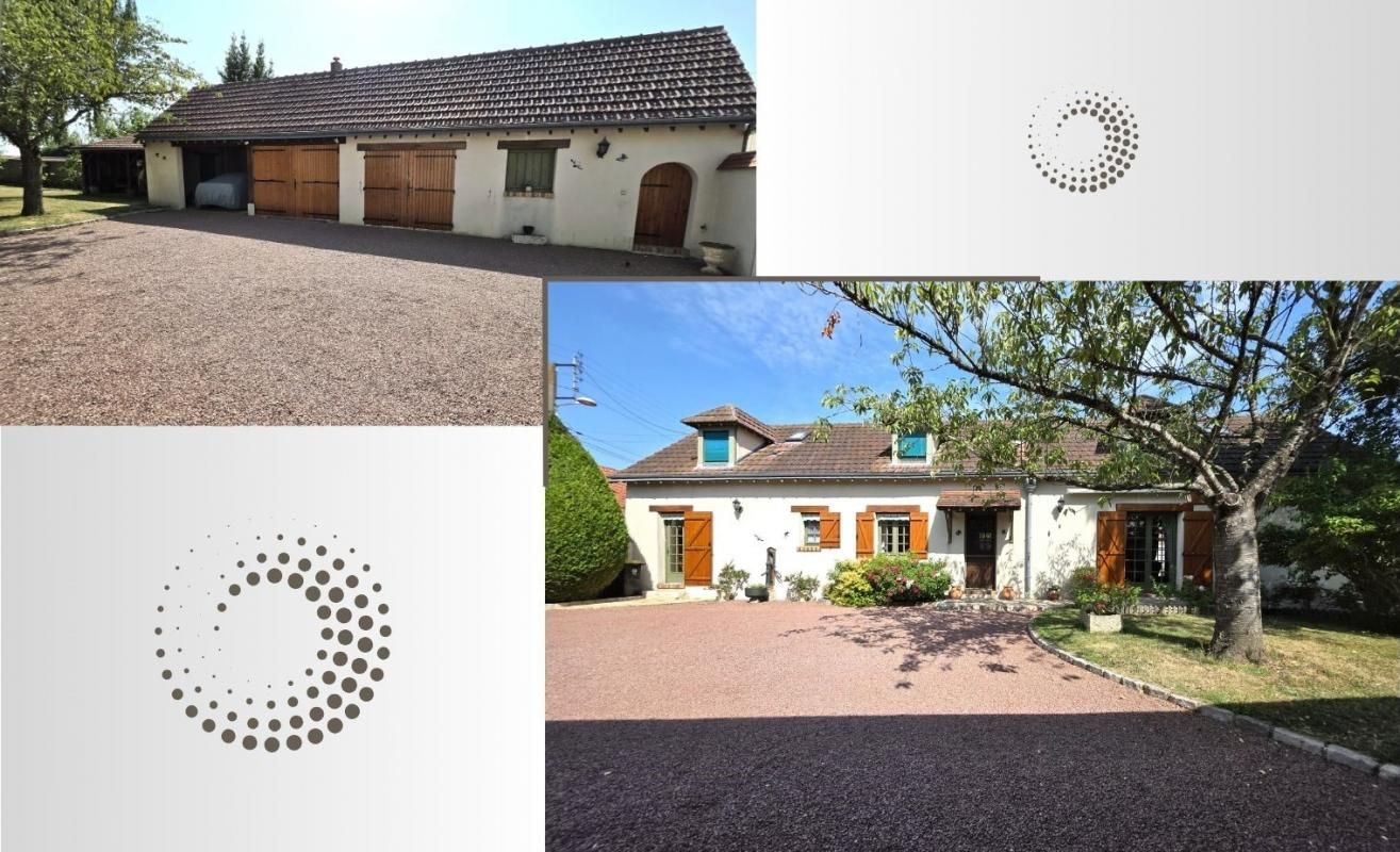 JOUY PROCHE JOUY - MAINTENON - RAVISSANTE LONGERE de 182 m², 7 PIECES 2