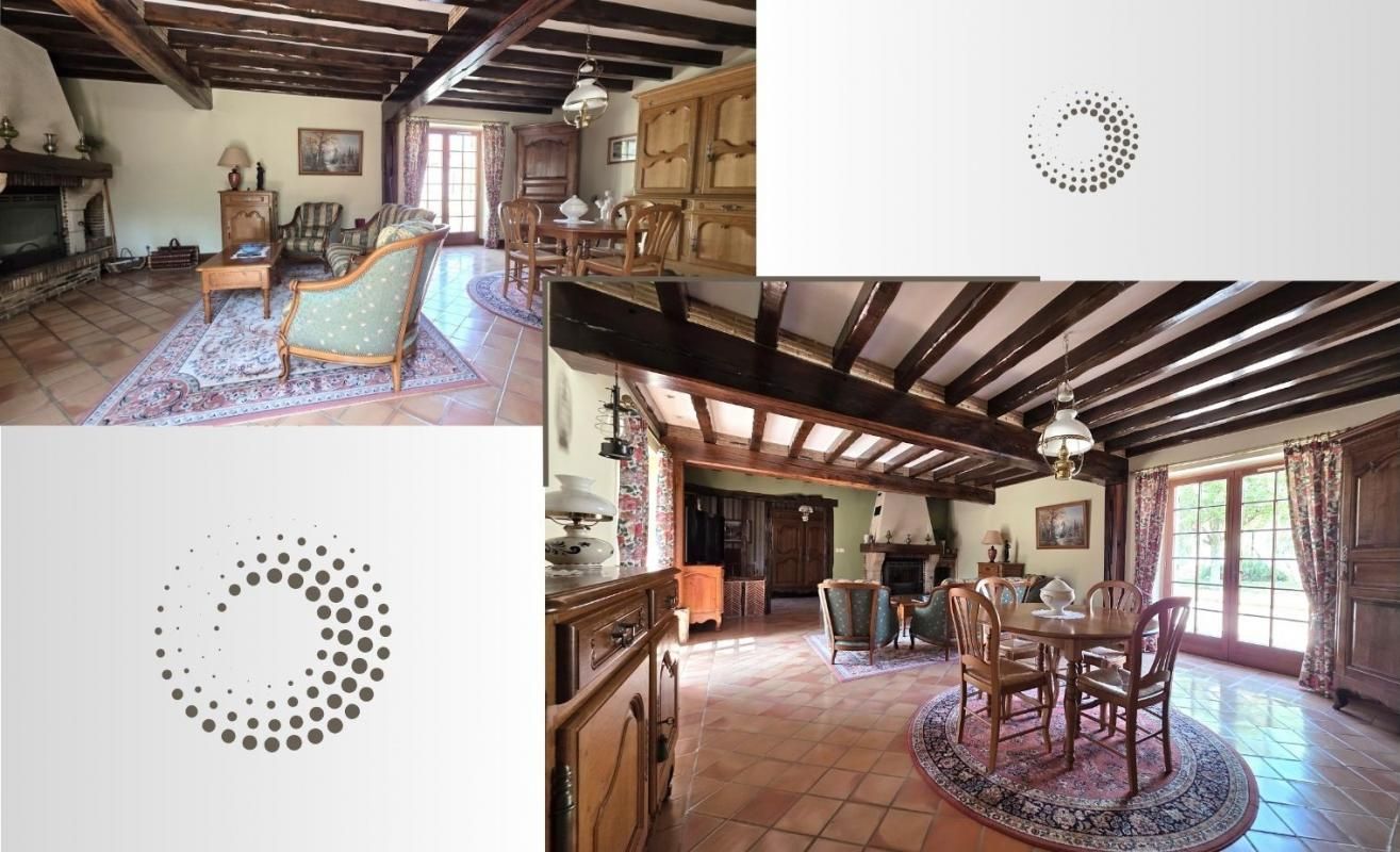 JOUY PROCHE JOUY - MAINTENON - RAVISSANTE LONGERE de 182 m², 7 PIECES 4