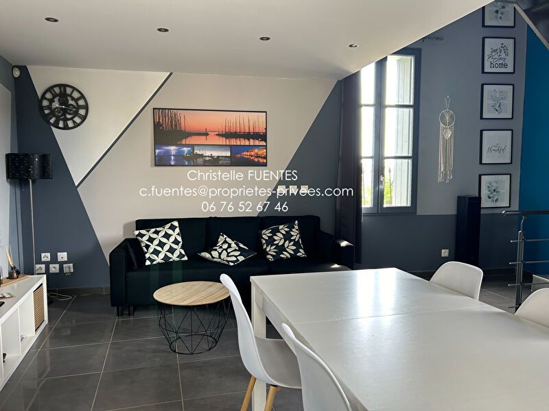 LOUPIAN HERAULT - LOUPIAN (34140) - MAISON DE VILLAGE - 72M2 HABITABLES + TERRASSE + GARAGE 2