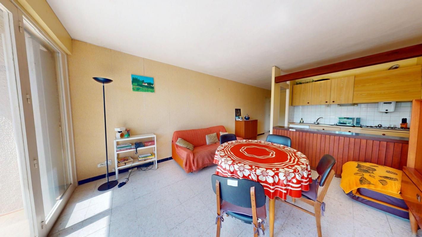 SAINT CYPRIEN PLAGE T2 38m2 terrasse avec vue dégagée nature et port 2