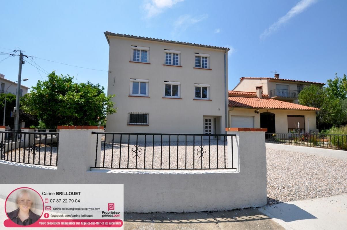 ARGELES-SUR-MER Argelès - Immeuble refait à neuf avec 2 appartements, garages et jardin clos 1