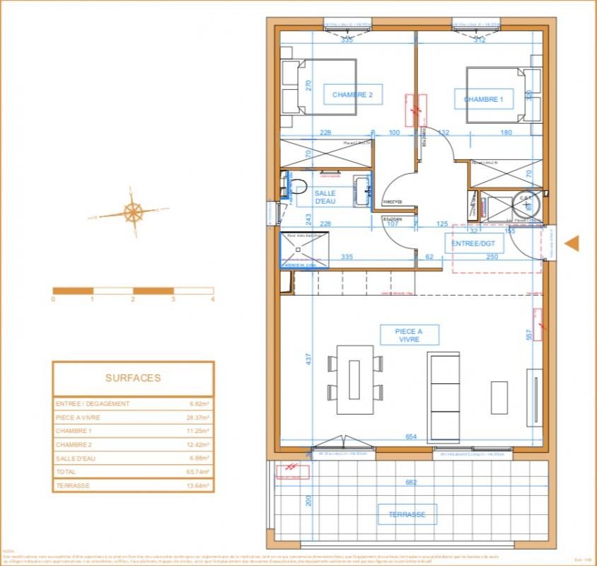 PENTA-DI-CASINCA Appartement Penta Di Casinca 3 pièce(s) 65.74 m2 3
