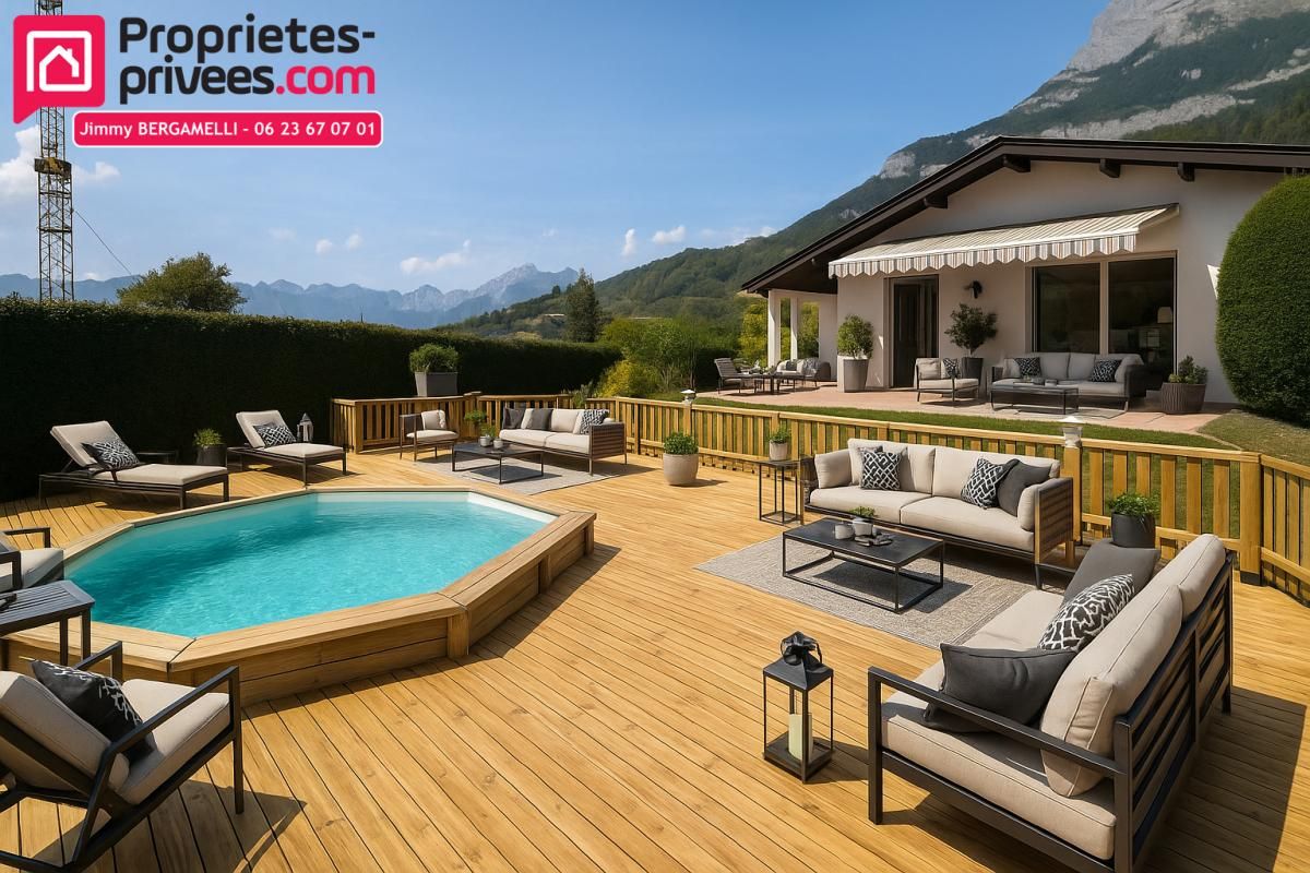 PASSY EXCLUSIVITE - Grande MAISON FAMILIALE avec prestations complètes 6 chambres, piscine, salle de sport, cinéma 3