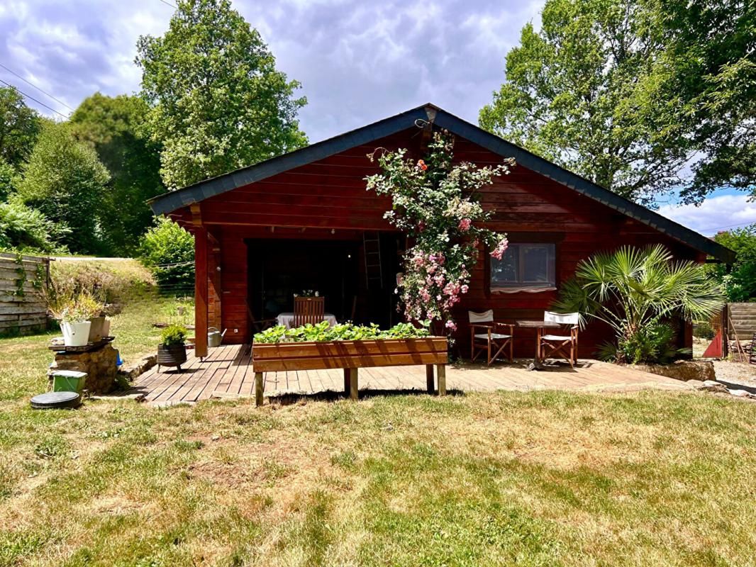 SAINT-ALLOUESTRE Maison en bois 85m2, 3 chambres, 25 min de Vannes 1