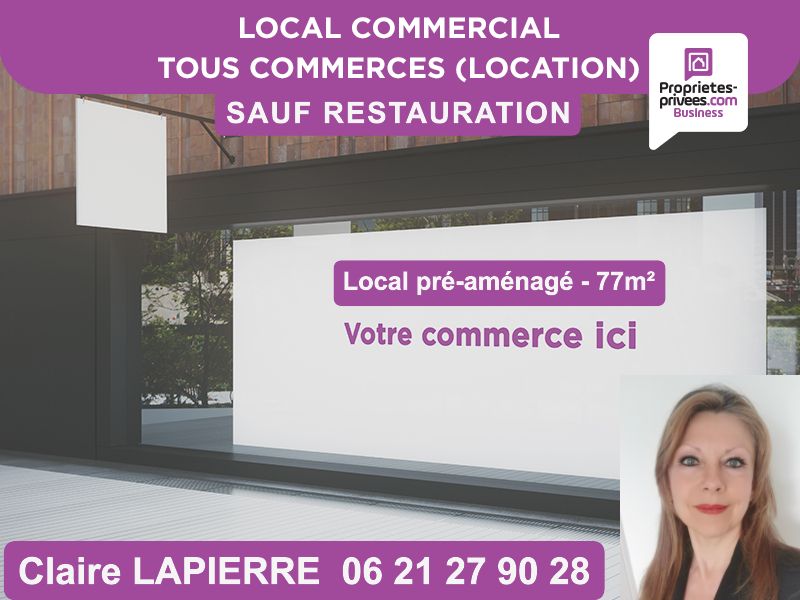 RENNES RENNES - A louer, Local commercial, Pré-aménagé - 77 m² 1