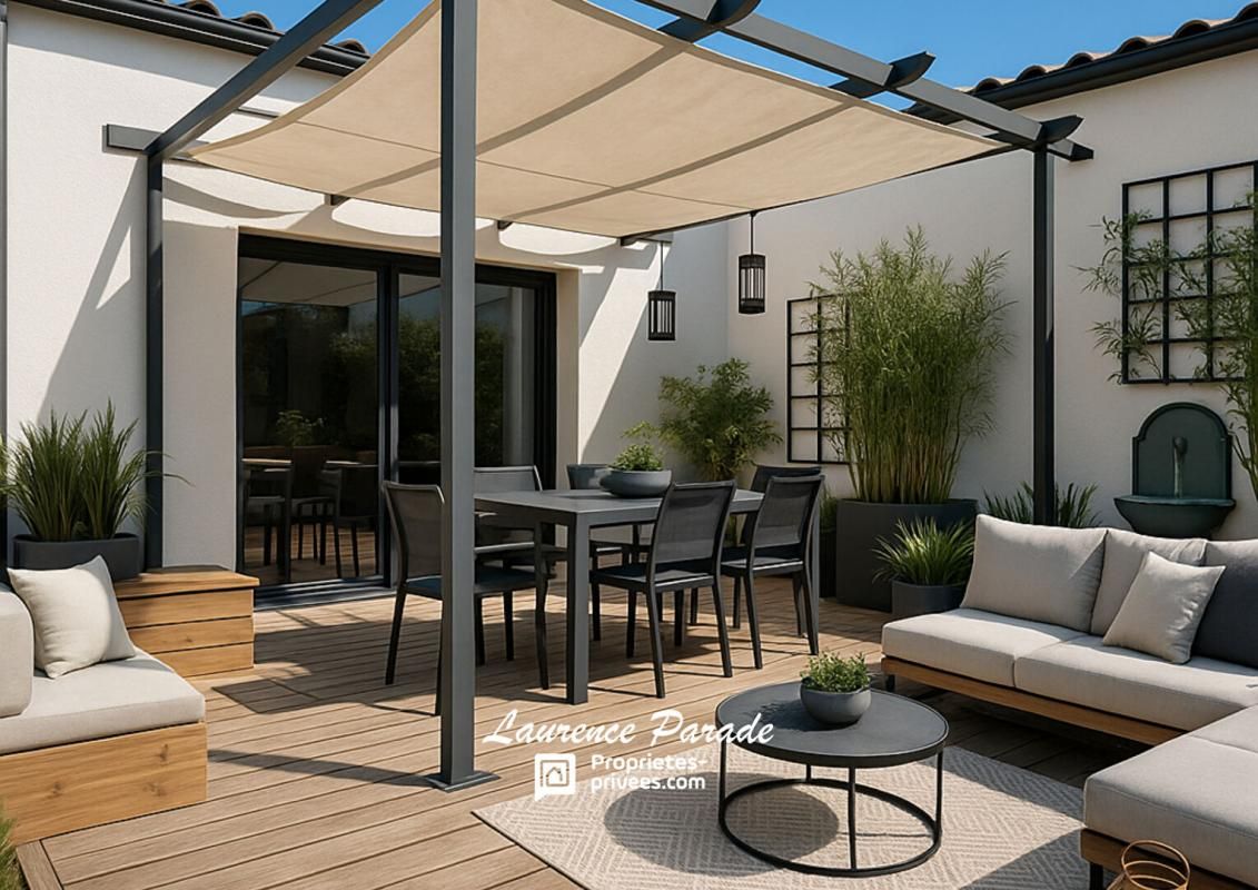 GOURS Maison récente avec jardin 1500m² 2