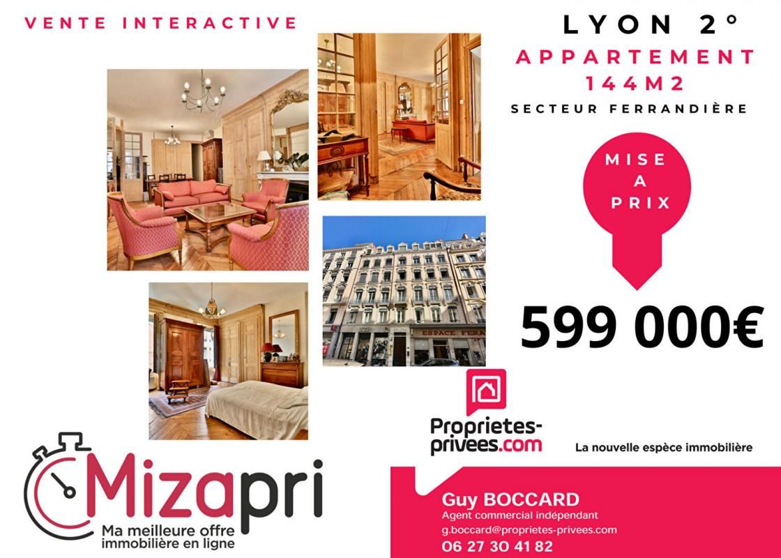 Rhône Lyon 2°, Appartement T5 144m2 + Grenier