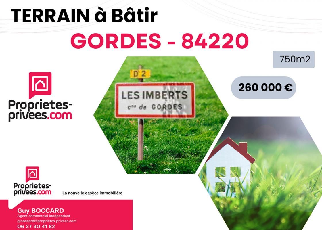 GORDES Terrain constructible Gordes 750 m2 Les Imberts 1