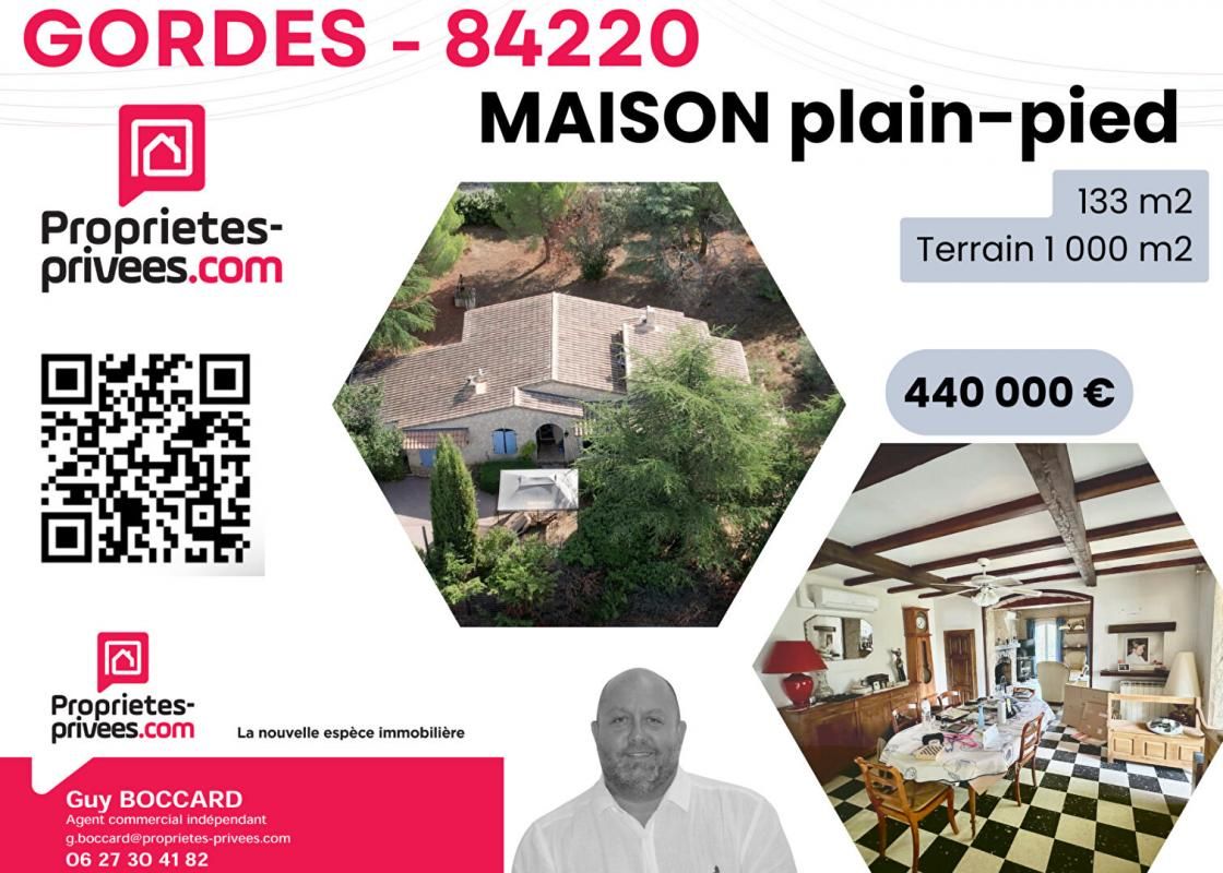 GORDES Maison Gordes Les Imberts de 133 m2 - Terrain 1 000 m2 1