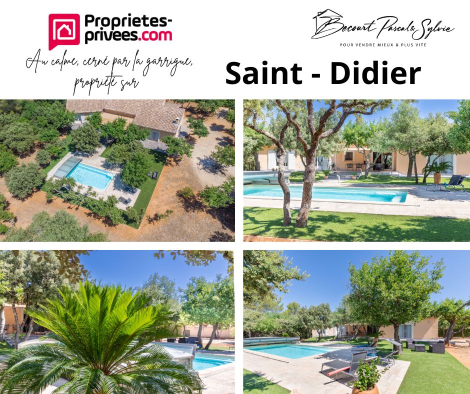 SAINT-DIDIER Maison St Didier 7 pièce(s) 178 m2 sur 3250 m2 avec piscine hyper calme 1