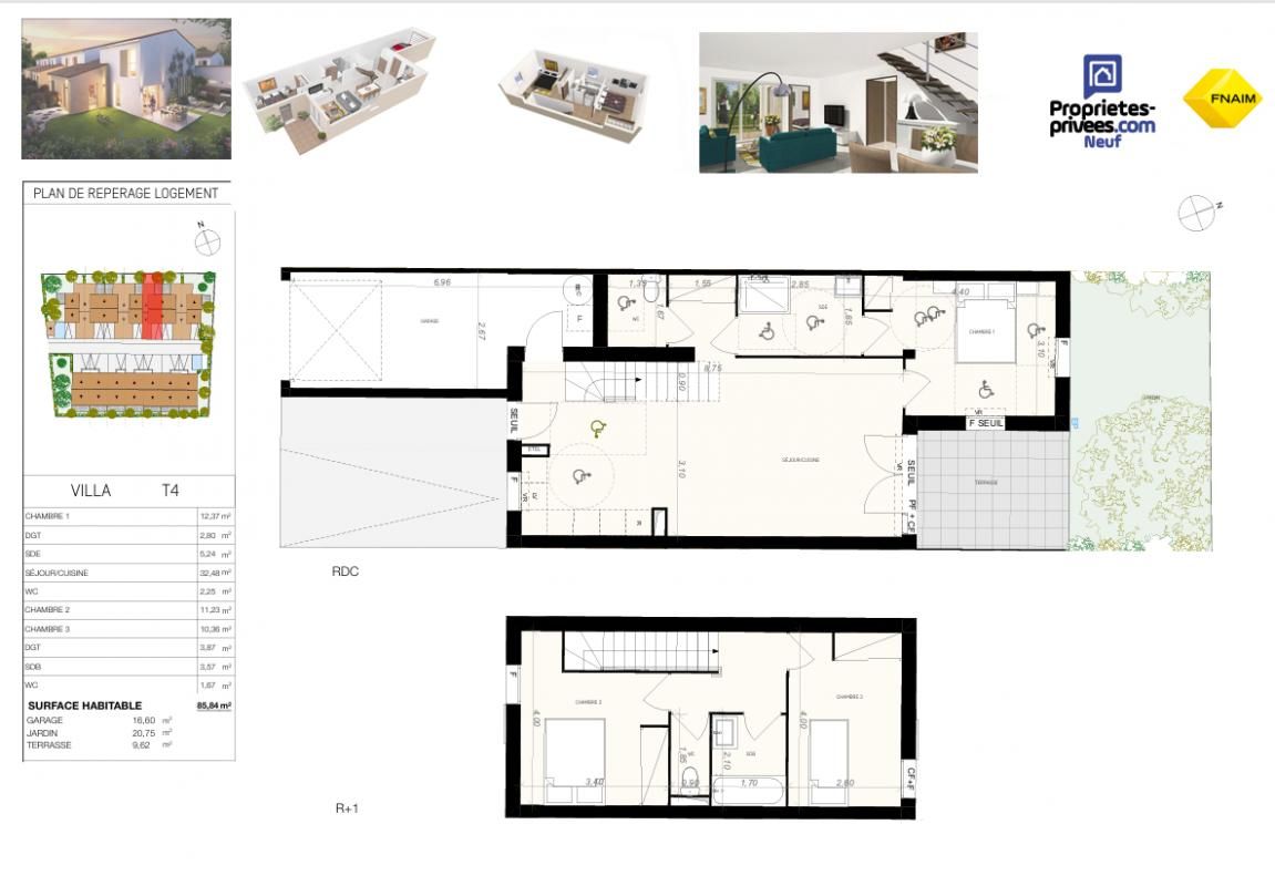 NARBONNE Maison T4 contemporaine avec jardin privatif ? Quartier résidentiel à Narbonne 4