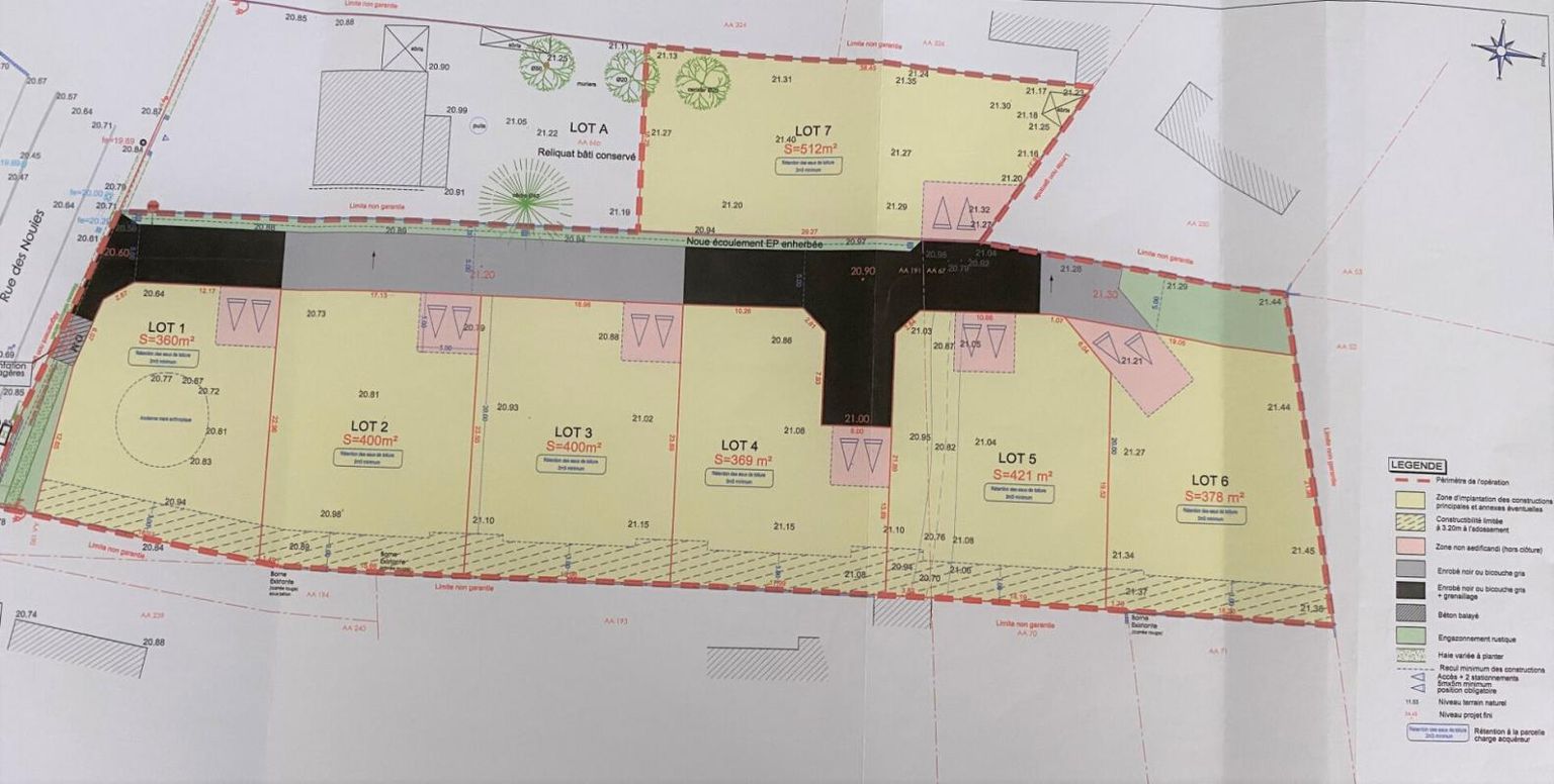 SAINTE-PAZANNE TERRAIN À BÂTIR VIABILISÉ 400 M² - 44680 SAINTE PAZANNE - BUDGET 117 000 HAI 3