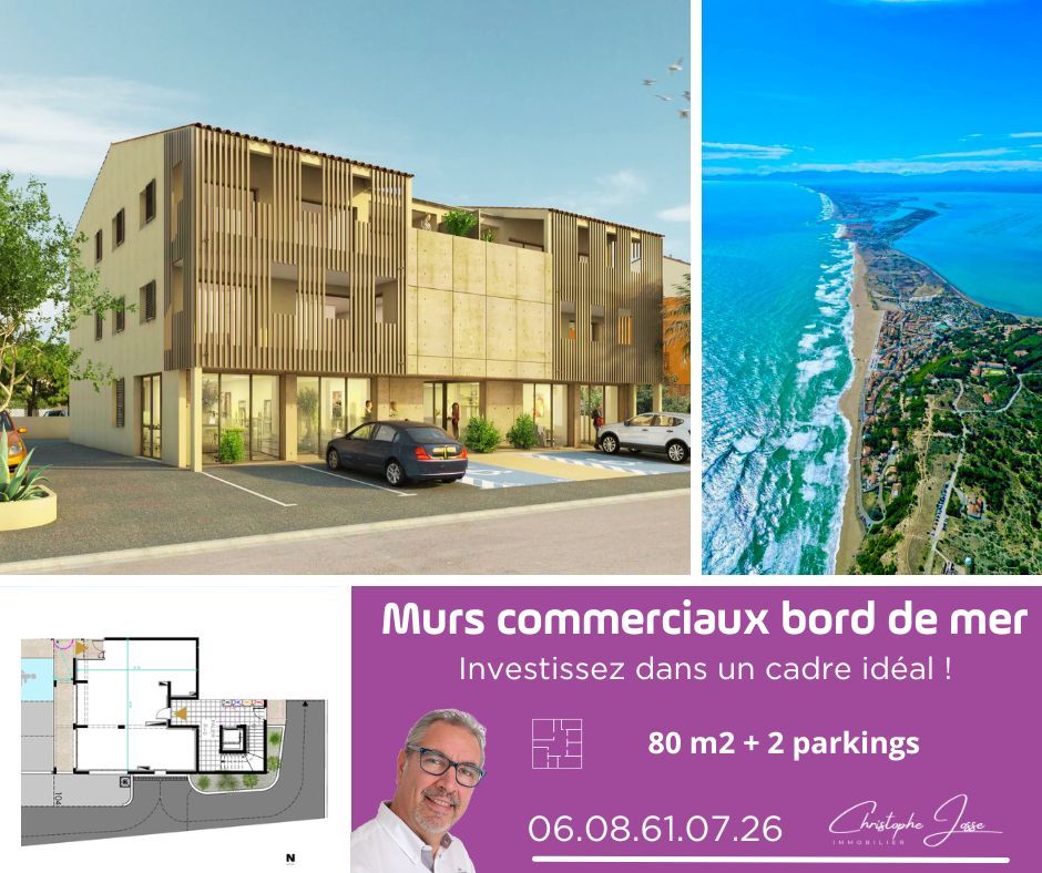 LEUCATE LEUCATE VILLAGE MURS COMMERCIAUX 79.85 m2 1