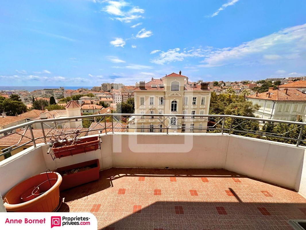 CANNES Appartement 3 pièces 67 m2 avec terrasse vue mer, balcon et garage 1