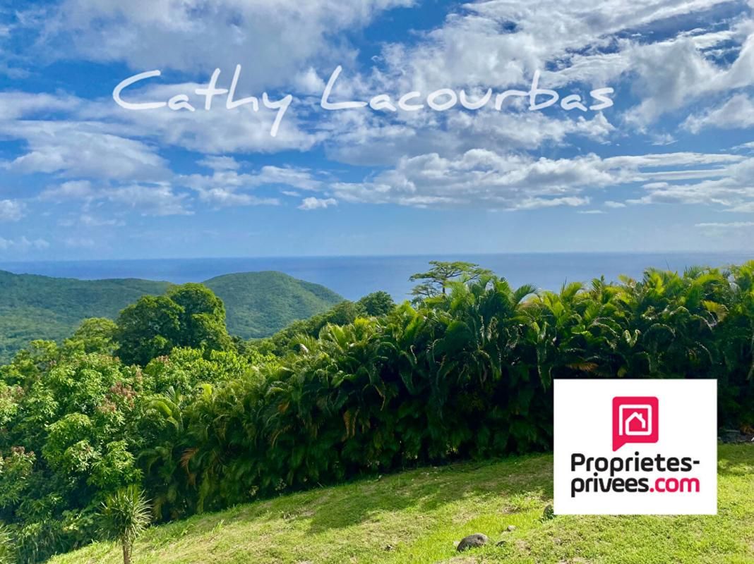 TERRAIN D'EXCEPTION AVEC VUE PANORAMIQUE MER & MONTAGNE - Pointe Noire 1500 m2
