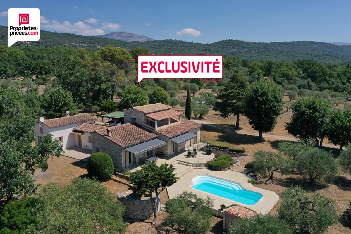 SAINT-CEZAIRE-SUR-SIAGNE PROPRIETE DANS UNE OLIVERAIE AVEC PISCINE ET TERRAIN DE 11 000 M2 1