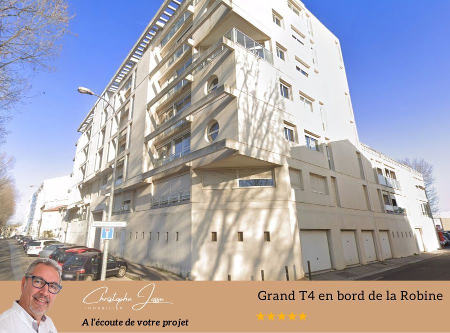 Grand T4 lumineux avec loggia et vue sur le canal