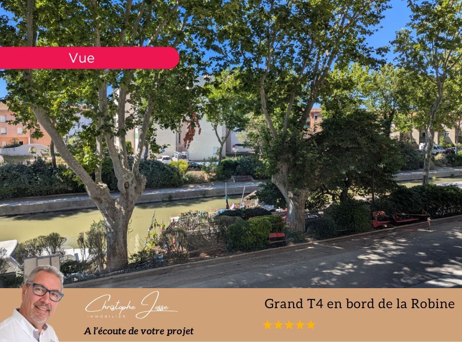 NARBONNE Grand T4 lumineux avec loggia et vue sur le canal 2