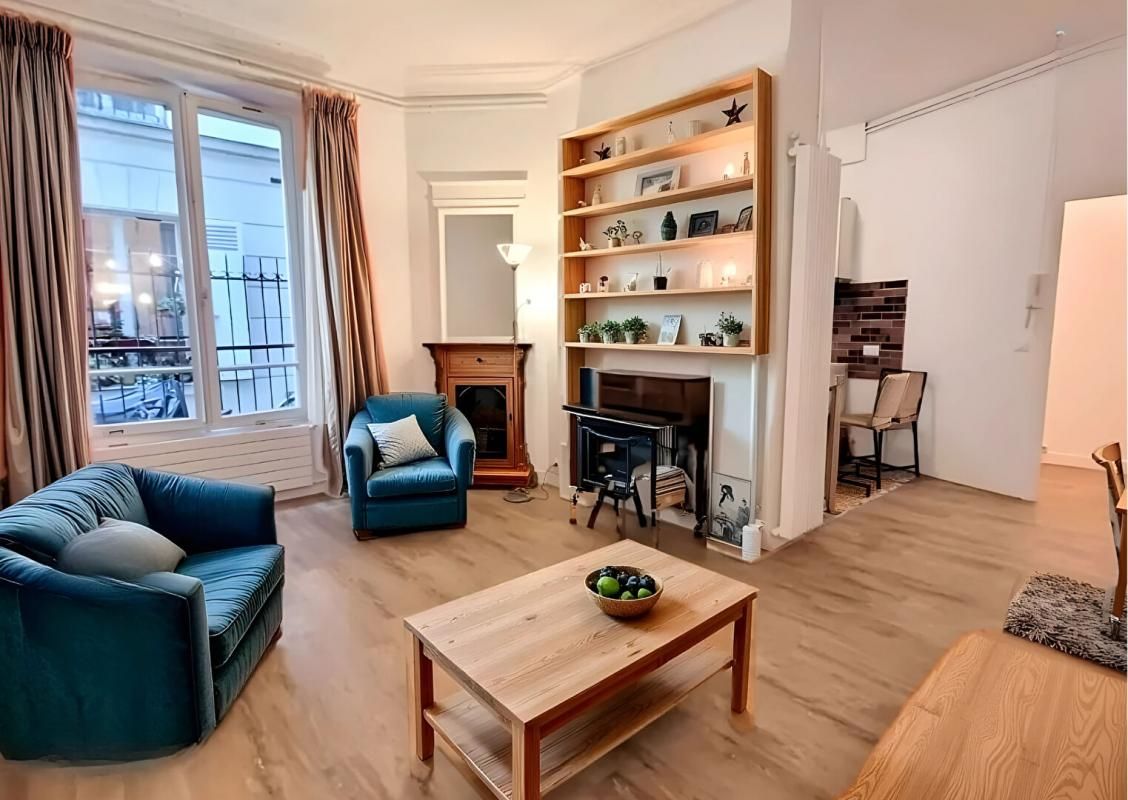 Appartement grand 2 pièces de 44 m2 Paris 14e Alesia Didot