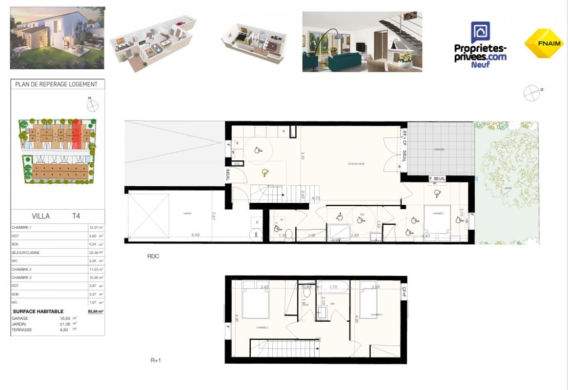 NARBONNE Maison T4 contemporaine avec jardin privatif, Quartier résidentiel à Narbonne 4