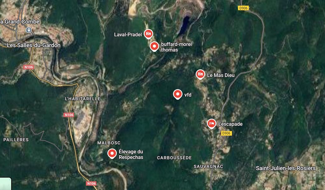 LAVAL-PRADEL Terrain de Loisirs Laval Pradel 2950 m2 3