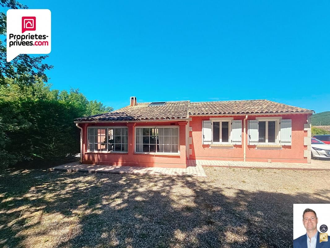 SAINT-CEZAIRE-SUR-SIAGNE MAISON DE PLAIN PIED AVEC DOUBLE ABRI VOITURE ET JARDIN PLAT ET CLOS DE 1500 M2 3