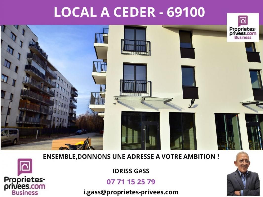 VILLEURBANNE Villeurbanne / Monchat - Cession de bail, local commercial 120 m² 1