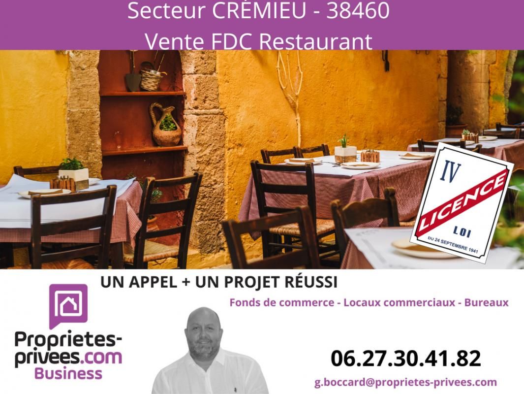 CREMIEU Secteur Crémieu - BAR RESTAURANT 200 M² 1