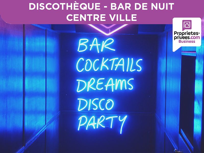 73000 CHAMBERY - DISCOTHÈQUE, BAR DE NUIT