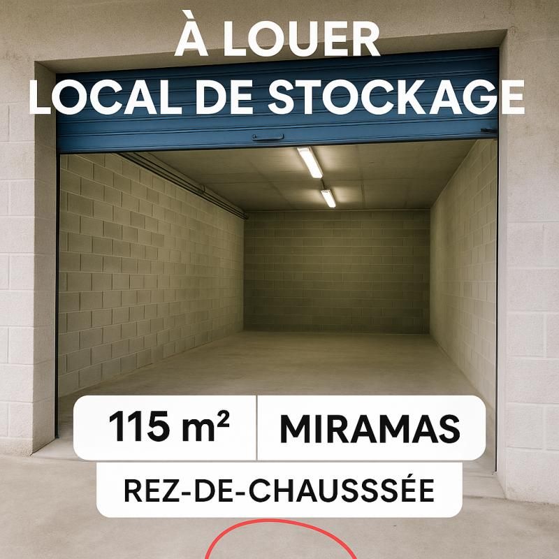MIRAMAS 13140 MIRAMAS - LOCATION ENTREPOT, STOCKAGE 115 M² 1