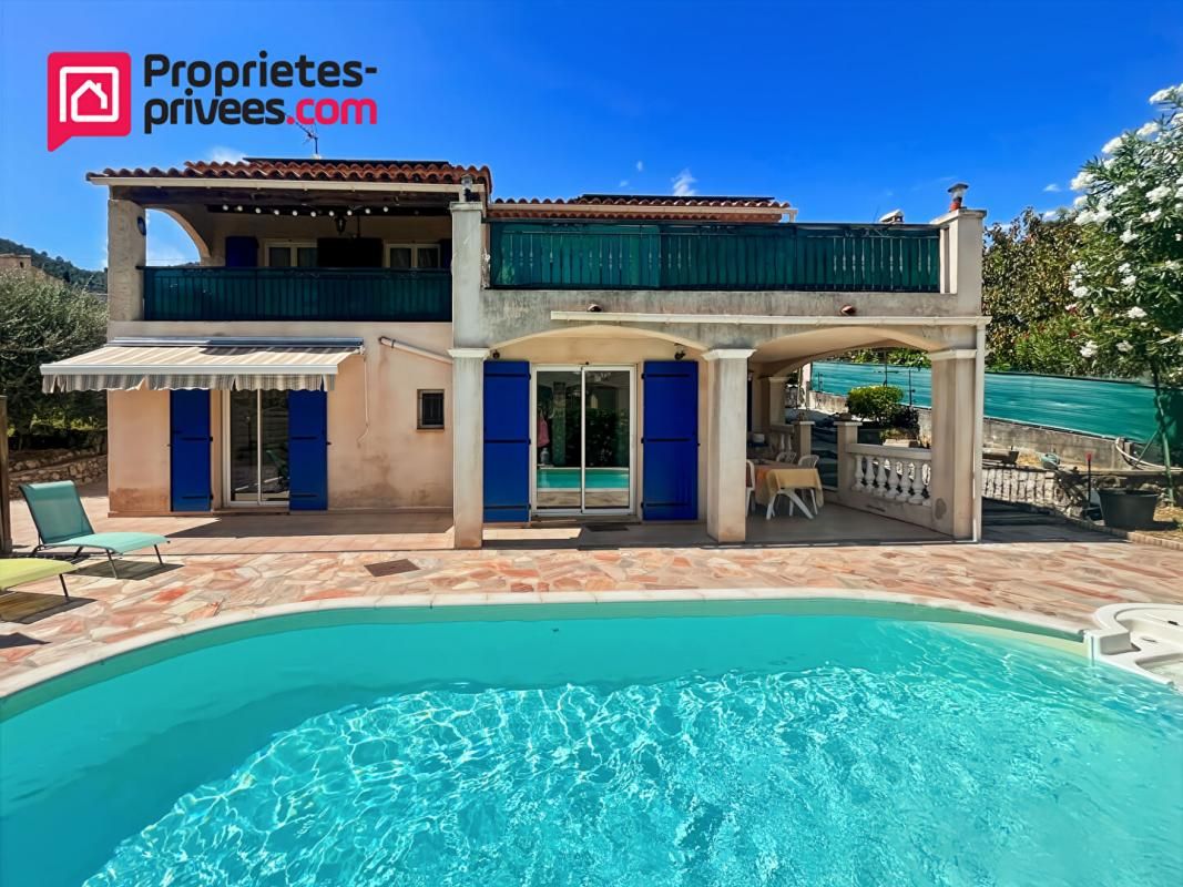 TOURRETTE-LEVENS Tourette-Levens : Maison familiale avec piscine, double logement et superbe potentiel 2