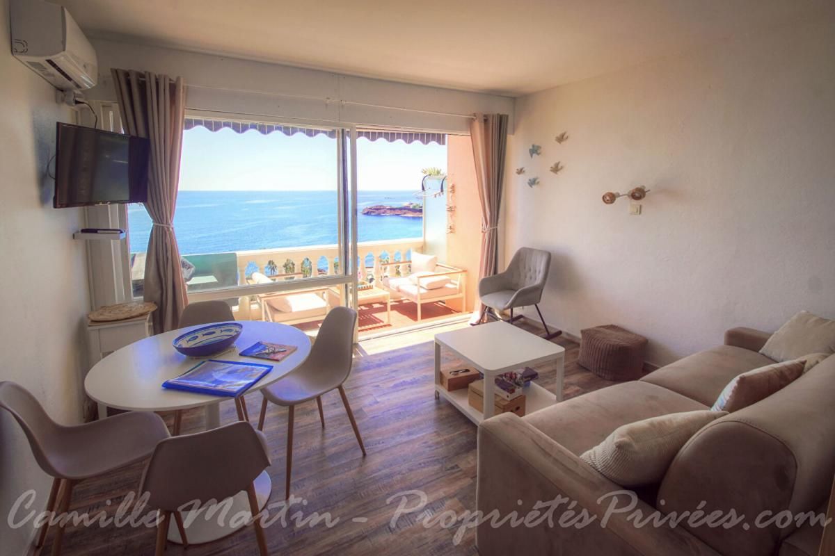AGAY Studio 26 m² avec terrasse et vue mer panoramique à Anthéor 2