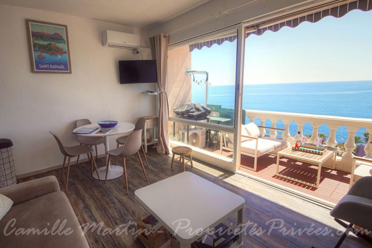 AGAY Studio 26 m² avec terrasse et vue mer panoramique à Anthéor 3
