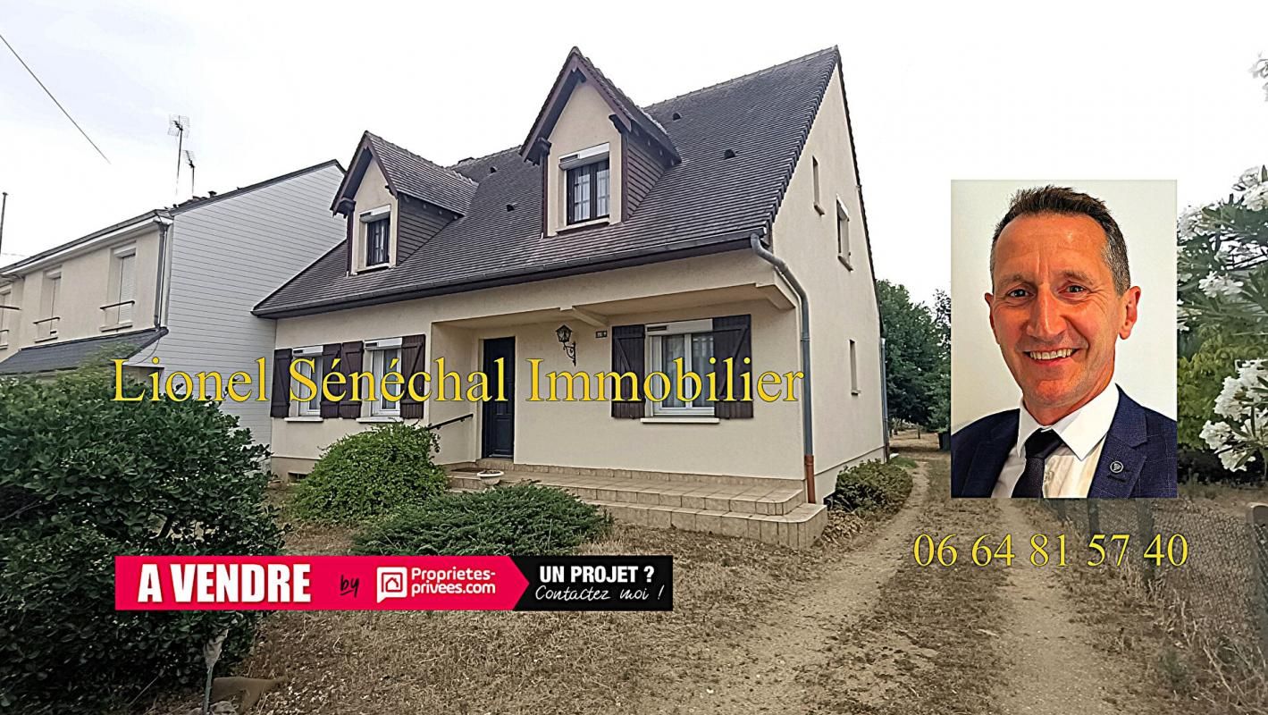 Maison de 9 pièces de 145 m2 habitables avec sous sol complet sur une parcelle de 700 m2 à Le Mans quartier Pontlieue