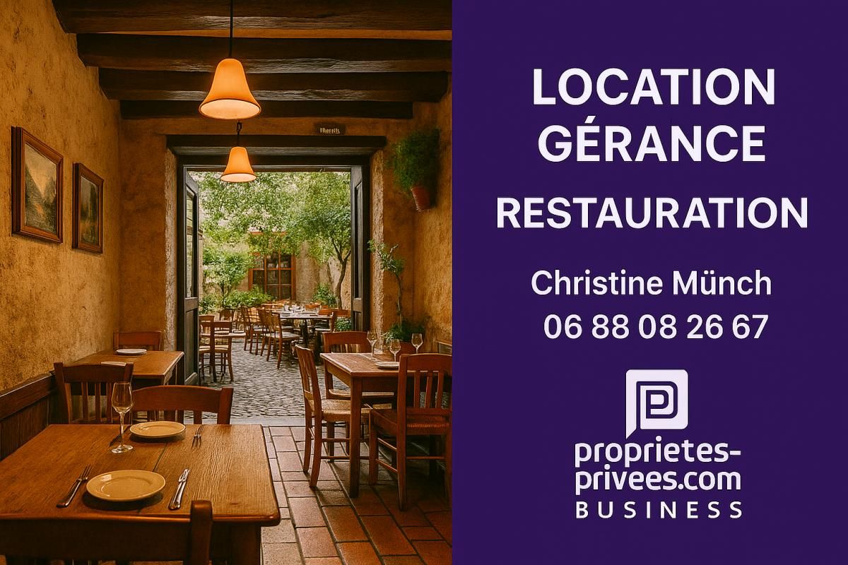 MAGNY-EN-VEXIN LOCATION GERANCE - MAGNY EN VEXIN - TRES BEAU RESTAURANT AVEC TERRASSE 1
