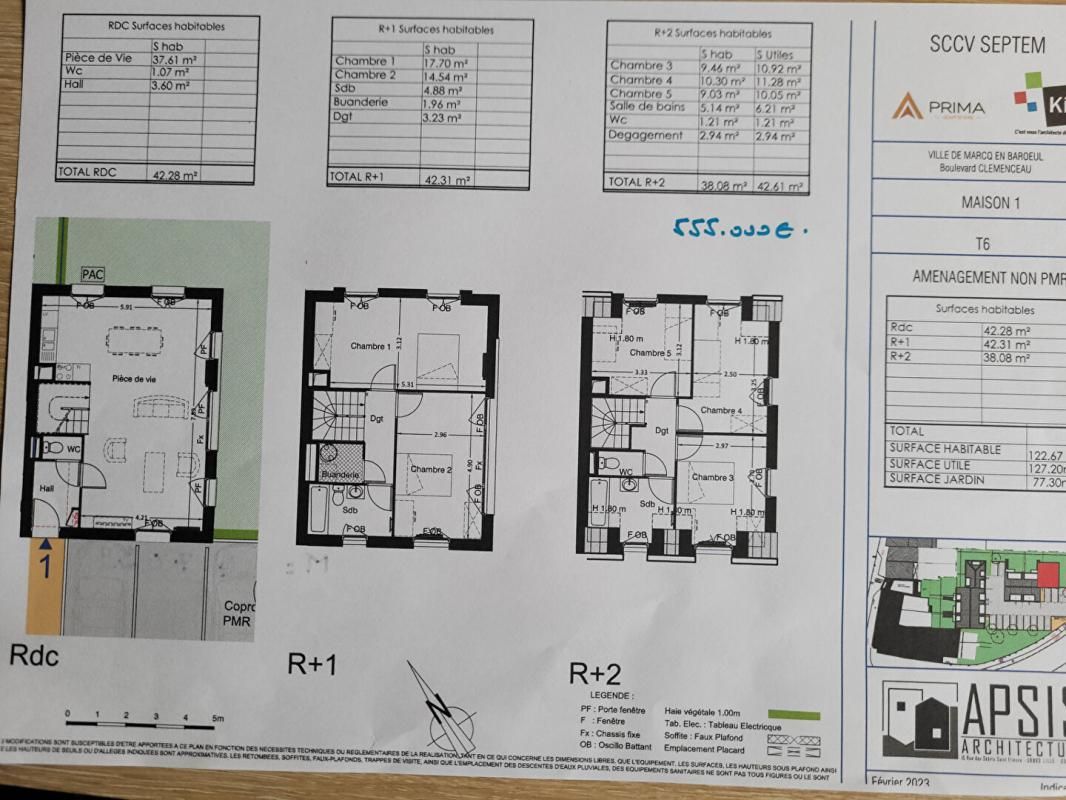 MARCQ-EN-BAROEUL Maison Marcq En Baroeul 6 pièce(s) 123 m2 3